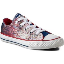 Trampki CONVERSE - 647644C Midnight Hou. Szare trampki dziewczęce marki Converse, bez wzorów, z gumy, na sznurówki. W wyprzedaży za 159,00 zł.