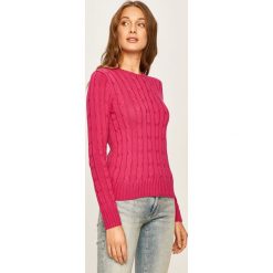 Polo Ralph Lauren - Sweter. Swetry damskie Polo Ralph Lauren, s, bez wzorów, z bawełny, bez rękawów, bez kaptura. W wyprzedaży za 499,90 zł.