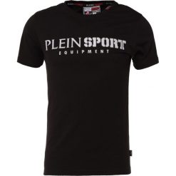 Plein Sport ROUND NECK BY YOU Tshirt z nadrukiem black/silver. Czarne koszulki polo męskie Plein Sport, m, z nadrukiem, z bawełny. W wyprzedaży za 383,40 zł.