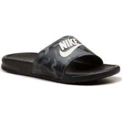 Klapki męskie: Klapki NIKE - Benassi Jdi Print 631261 013 Black/Summit White