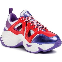 Sneakersy EMPORIO ARMANI - X3X099 XM250 R702 Lave/T.Red/Whi/Laven. Fioletowe półbuty damskie Emporio Armani, ze skóry ekologicznej. W wyprzedaży za 649,00 zł.