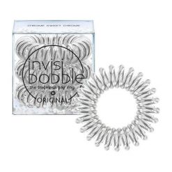 Ozdoby do włosów: Invisibobble Chrome Sweet Chrome – chromowana srebrna gumka do włosów 3 pack