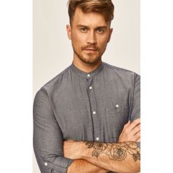 Tom Tailor Denim - Koszula. Białe koszule męskie TOM TAILOR DENIM, s, bez wzorów, z bawełny, casualowe, ze stójką, z długim rękawem. W wyprzedaży za 89,90 zł.