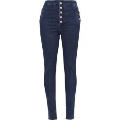 Spodnie z wysokim stanem: Jeansy NATASHA SKY HIGH RISE SKINNY Granatowy