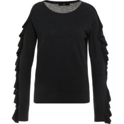 Steffen Schraut BISHAMONDO PARK FLOUNCE SWEATER Sweter black. Czarne swetry klasyczne damskie marki Steffen Schraut, z poliesteru. Za 749,00 zł.