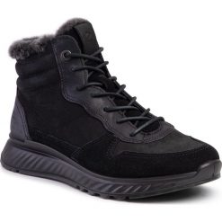 Sneakersy ECCO - St.1 W 83618351094 Black/Black/Black. Czarne półbuty damskie ecco, ze skóry. W wyprzedaży za 519,00 zł.