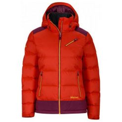 Marmot Wm's Sling Shot Jacket Poppy/Magenta S. Czerwone kurtki sportowe damskie marki Marmot, s, z puchu. W wyprzedaży za 949,00 zł.