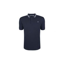 Koszulki polo z krótkim rękawem Trussardi 32T00137 / Polo 2 Bottoni. Niebieskie koszulki męskie Trussardi, xl, bez wzorów, polo, z krótkim rękawem, krótkie. Za 199,00 zł.