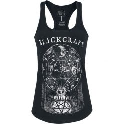 Blackcraft Cult Dreaming Top damski czarny. Czarne bluzki z odkrytymi ramionami marki Blackcraft Cult, l, z nadrukiem, z bawełny. Za 79,90 zł.