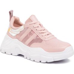 Sneakersy JENNY FAIRY - WSYB19-15 Pink. Różowe półbuty damskie Jenny Fairy, ze skóry ekologicznej. Za 119,99 zł.