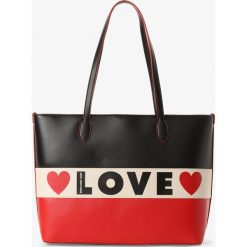 Love Moschino - Damska torba shopper, czarny. Czarne torby damskie na zakupy Love Moschino, bez wzorów, bez dodatków. Za 549,95 zł.