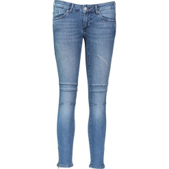 Dżinsy "Gina" - Slim fit - w kolorze niebieskim. Niebieskie jeansy damskie relaxed fit marki Mustang, z aplikacjami. W wyprzedaży za 217,95 zł.