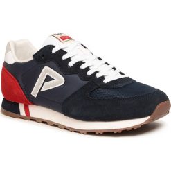 Sneakersy PEPE JEANS - Klein Archive Summer M PMS30610 Marine 585. Niebieskie sneakersy męskie Pepe Jeans, bez zapięcia. W wyprzedaży za 229,00 zł.