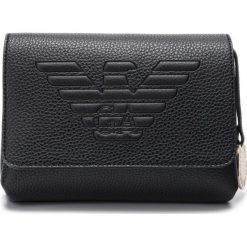 Emporio Armani Cross body bag Czarny. Czarne torebki klasyczne damskie Emporio Armani, w paski, z materiału, bez dodatków. Za 659,95 zł.