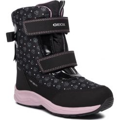 Śniegowce GEOX - J Kuray G.B. ABX A J94ALA 0MN50 C9999 S Black. Czarne śniegowce dziewczęce Geox. W wyprzedaży za 259,00 zł.