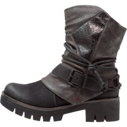 Botki damskie lity: Coolway BARTON Botki kowbojki i motocyklowe black