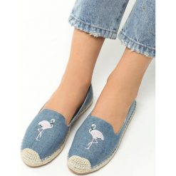 Espadryle damskie: Granatowe Espadryle Pinky Bird