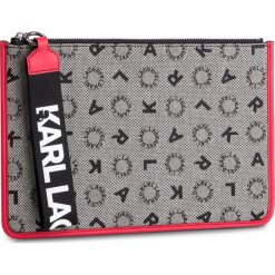 Torebka KARL LAGERFELD - 91KW3218 Red Fire. Szare torebki klasyczne damskie KARL LAGERFELD, bez wzorów, z materiału, klasyczne, bez dodatków. W wyprzedaży za 289,00 zł.