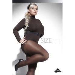 Rajstopy Perla plus size 40 DEN. Różowe rajstopy damskie Adrian, bez wzorów. Za 20,99 zł.
