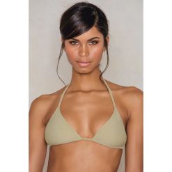 Stroje dwuczęściowe damskie: NA-KD Swimwear Góra od bikini Triangle – Green