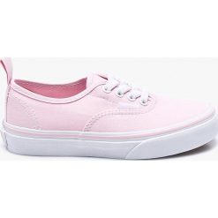 Vans - Tenisówki dziecięce Authentic Elastic. Różowe trampki dziewczęce Vans, bez wzorów, z materiału, bez zapięcia. Za 199,90 zł.