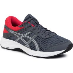 Buty ASICS - Gel-Contend 6 1011A667 Carrier Grey/Sheet Rock 021. Szare buty sportowe męskie Asics, ze skóry ekologicznej, bez zapięcia, do biegania. Za 269,00 zł.