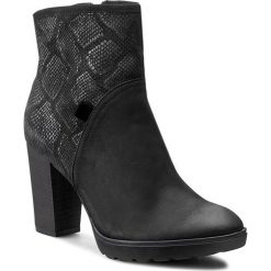 Botki ANN MEX - 6974 20C+01JD Czarny. Czarne botki damskie skórzane marki Ann Mex. W wyprzedaży za 269,00 zł.