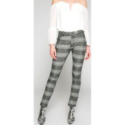 Answear - Spodnie. Szare spodnie damskie ANSWEAR, s, z elastanu. W wyprzedaży za 59,90 zł.