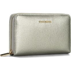 Portfele damskie: Duży Portfel Damski COCCINELLE – AW1 Metallic Saffiano E2 AW1 11 32 01 Silver 169