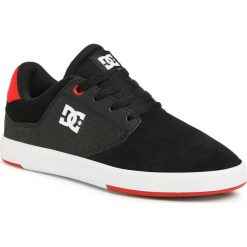 Sneakersy DC - Plaza Tc ADYS100401 Black/Red (Blr). Czarne sneakersy męskie DC, bez zapięcia. Za 299,00 zł.
