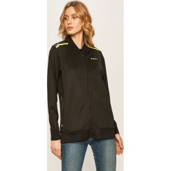 Dkny - Bluza. Czarne bluzy damskie DKNY, s, z nadrukiem, z elastanu, bez rękawów, bez kaptura. Za 399,90 zł.