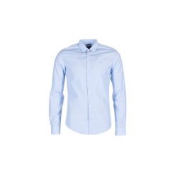 Koszule z długim rękawem Armani jeans QUERIA. Niebieskie koszule męskie marki Armani Jeans, xl, z jeansu, z długim rękawem. Za 412,30 zł.