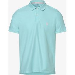 IZOD - Męska koszulka polo, niebieski. Niebieskie koszulki męskie IZOD, xl, z haftami, polo, z krótkim rękawem, krótkie. Za 149,95 zł.