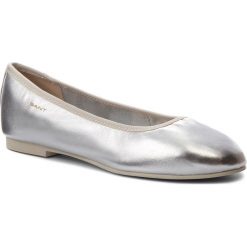 Baleriny GANT - Molly 16511516 Silver G80. Szare baleriny damskie GANT, bez wzorów, ze skóry, bez obcasa, bez zapięcia. W wyprzedaży za 229,00 zł.