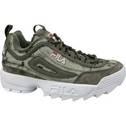FILA Disruptor S Wmn Low 1010555-50I 36 Zielone. Zielone buty sportowe damskie Fila, bez wzorów, ze skóry, sportowe. W wyprzedaży za 399,99 zł.