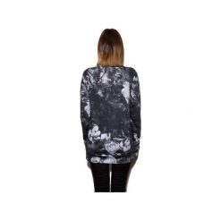 FLOWERS CREW L.E. Czarne bluzy damskie marki The Hive, s, z aplikacjami, z bawełny, bez rękawów, bez kaptura. Za 169,00 zł.