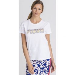 T-SHIRT PINKO. Białe t-shirty damskie Pinko, s, z bawełny, z okrągłym kołnierzem. Za 235,00 zł.