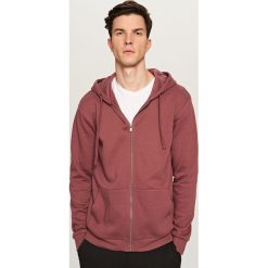 Bejsbolówki męskie: Rozpinana bluza dresowa basic - Fioletowy