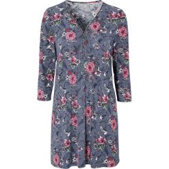 Cellbes Tunika denim blue female niebieski 34/36. Niebieskie tuniki damskie Cellbes, bez wzorów, z denimu, bez kołnierzyka, bez rękawów. W wyprzedaży za 35,00 zł.