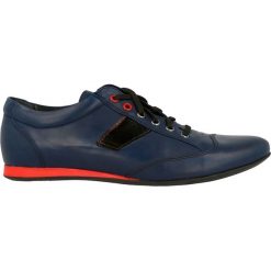 Buty męskie 3170- GRANAT II. Czerwone buty sportowe męskie Giacomo Conti, ze skóry, bez zapięcia. Za 499,00 zł.