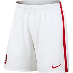 Bermudy męskie: Nike Spodenki męskie Poland Home/Away Stadium bało-czerwone r. M (24631-100)