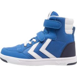 Hummel STADIL Tenisówki i Trampki wysokie turkish sea. Niebieskie trampki dziewczęce Hummel, z materiału. Za 249,00 zł.