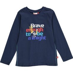 Koszulka "Thomas 313" w kolorze granatowym. Niebieskie t-shirty chłopięce marki LEGO Wear, z nadrukiem, z bawełny, z długim rękawem. W wyprzedaży za 59,95 zł.