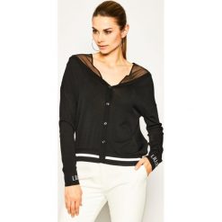 Kardigan Liu Jo Sport TA0122 MA92G. Czarne swetry damskie Liu Jo Sport, s, bez wzorów, z wiskozy, sportowe, bez rękawów, bez kaptura. W wyprzedaży za 419,00 zł.