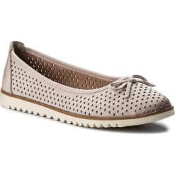 Półbuty TAMARIS - 1-22121-20 Rose 521. Czerwone creepersy damskie Tamaris, z nubiku. W wyprzedaży za 159,00 zł.