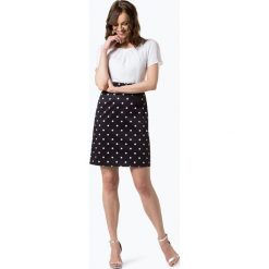 Comma - Sukienka damska, niebieski. Niebieskie sukienki damskie z falbanami marki comma, w kropki, z kokardą. Za 399,95 zł.