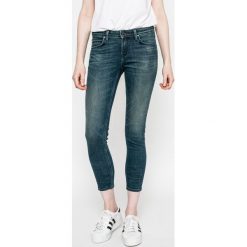 Lee - Jeansy Scarlett. Niebieskie jeansy damskie skinny marki Lee, l, z elastanu. W wyprzedaży za 199,90 zł.