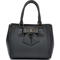 Torebki klasyczne damskie: Skórzana torebka w kolorze czarnym – (S)22 x (W)28 x (G)14 cm