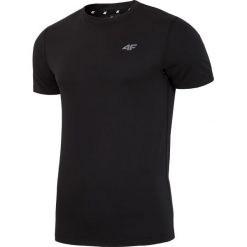 T-shirty męskie: Koszulka treningowa męska TSMF002 – głęboka czerń