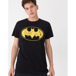 T-shirt Batman - Czarny. Czarne t-shirty damskie House, s, z motywem z bajki, bez kołnierzyka. Za 49,99 zł.